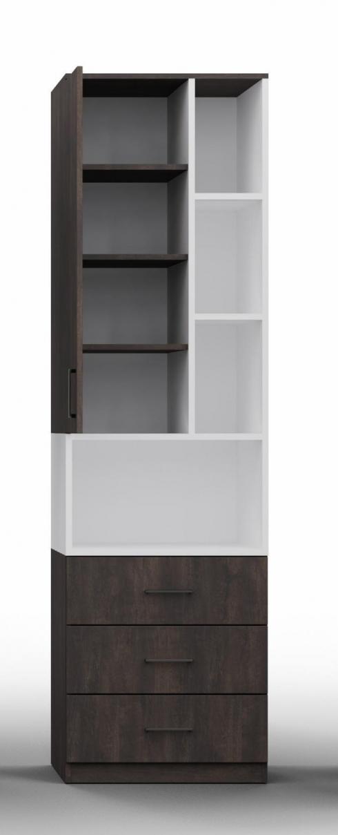 Шафа для одягу Tetris Т-4, Дуб Крафт Білий, 600/520/2100 foto 2