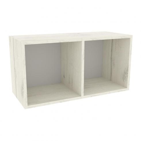 Полиця навісна К-15, Дуб Крафт Білий, 700/300/360