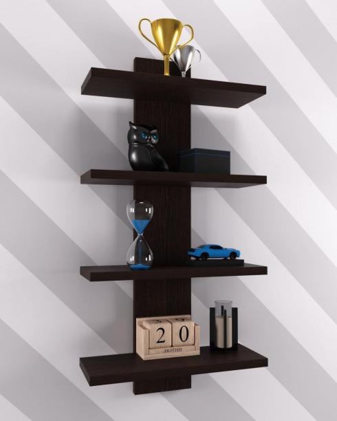 Полиця навісна ПН-5, Венге Магія, 350/140/700