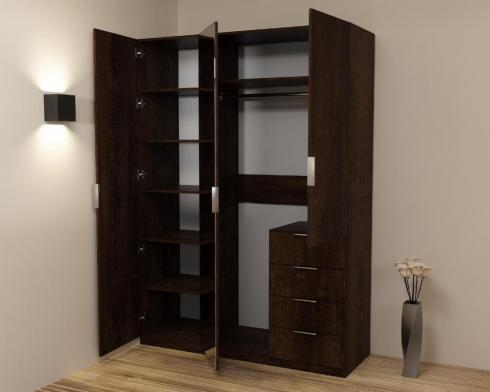 Шафа Крістал 2, Дуб Конкордія, 1500х520х2100 foto 2