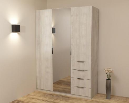 Шафа Крістал 2, Дуб Шамоні Світлий, 1500х520х2100