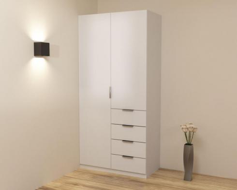 Шафа Крістал 1, Білий, 1000х520х2100