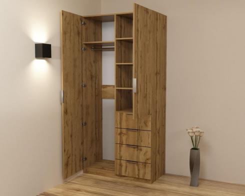 Шафа Крістал 1, Дуб Аппалачі, 1000х520х2100 foto 2