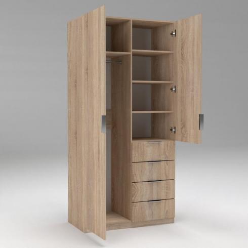 Шафа Крістал 1, Дуб Сонома, 1000х520х2100 foto 3