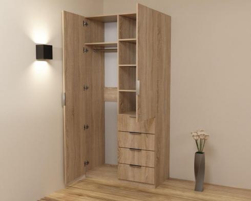 Шафа Крістал 1, Дуб Сонома, 1000х520х2100 foto 2