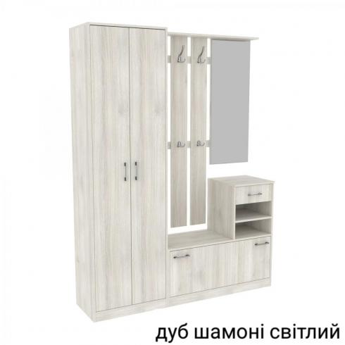 Передпокій SOLO 3 1600мм Дуб Шамоні Світлий