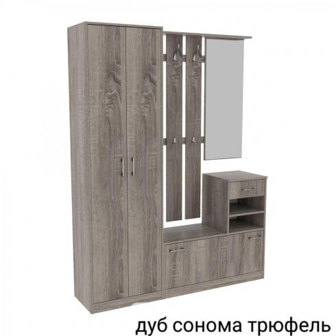 Передпокій SOLO 3 1600мм Дуб Сонома Трюфель