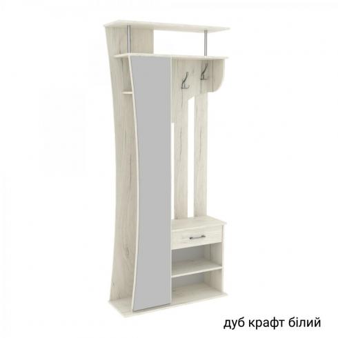 Передпокій SOLO 8 900мм Дуб Крафт Білий
