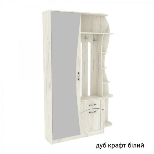 Передпокій SOLO 9 1300мм Дуб Крафт Білий