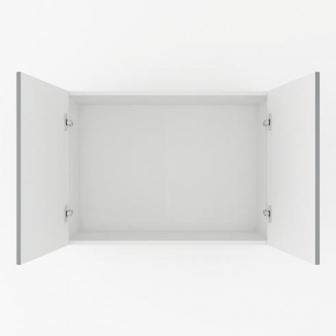 Шафа навісна 800мм, під сушку К-61 Білий+Асфальт foto 2