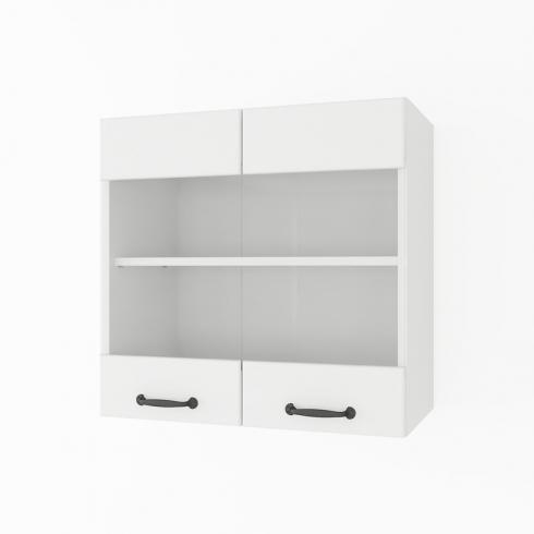 Шафа навісна 600мм К-67 (вітрина) Білий