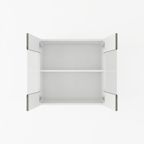 Шафа навісна 600мм К-67 (вітрина) Білий+Камуфляж foto 2