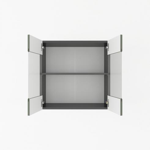 Шафа навісна 600мм К-67 (вітрина) Чорний+Камуфляж foto 2