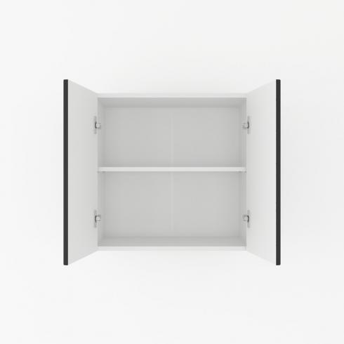 Шафа навісна 600мм К-60 Білий+Чорний foto 2