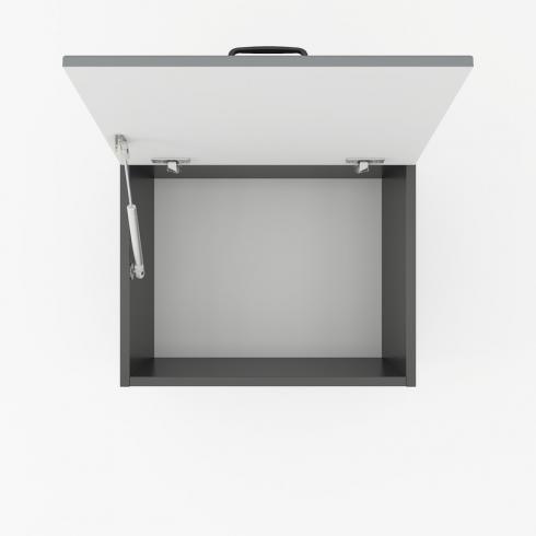 Шафа навісна (витяжка) 500мм К-59 Чорний+Асфальт foto 2