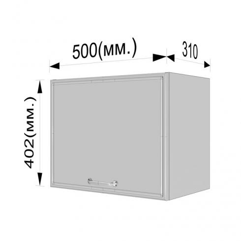Шафа навісна (витяжка) 500мм К-59 Чорний+Камуфляж foto 3