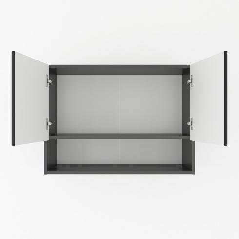 Шафа навісна з нішою 800мм К-53 Чорний foto 2