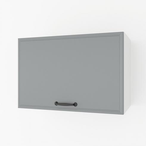 Шафа навісна 600мм, витяжка К-52 Білий+Асфальт