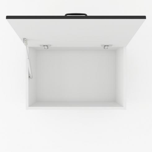 Шафа навісна 600мм, витяжка К-52 Білий+Чорний foto 2