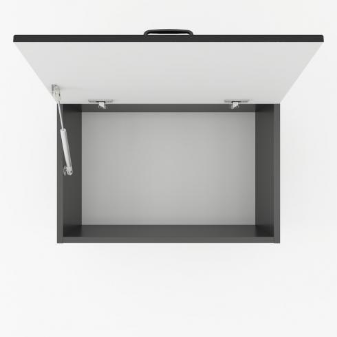 Шафа навісна 600мм, витяжка К-52 Чорний foto 2