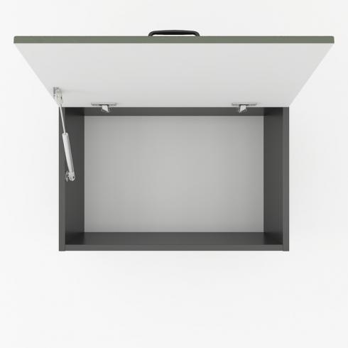 Шафа навісна 600мм, витяжка К-52 Чорний+Камуфляж foto 2