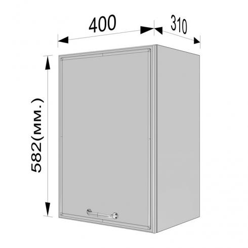 Шафа навісна 400мм К-51 Білий foto 3