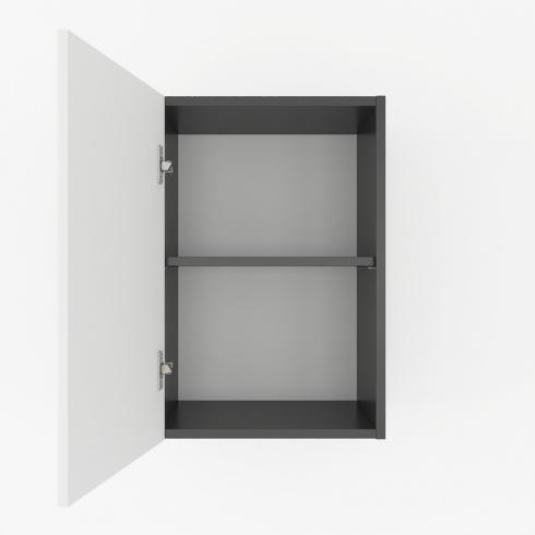 Шафа навісна 400мм К-51 Чорний+Білий foto 2