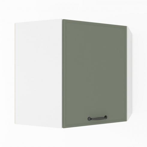 Шафа навісна кутова К-73 Білий+Камуфляж