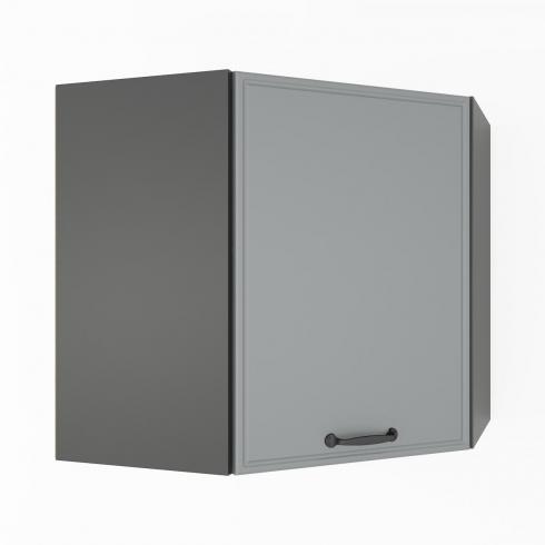 Шафа навісна кутова К-73 Чорний+Асфальт