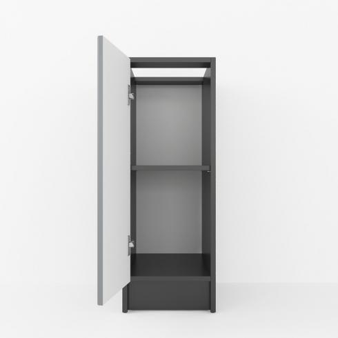 Тумба низ 300мм К-57 (без стільниці) Чорний+Асфальт foto 2