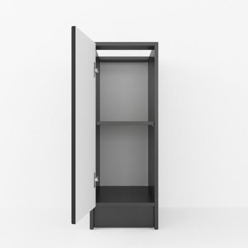 Тумба низ 300мм К-57 (без стільниці) Чорний foto 2