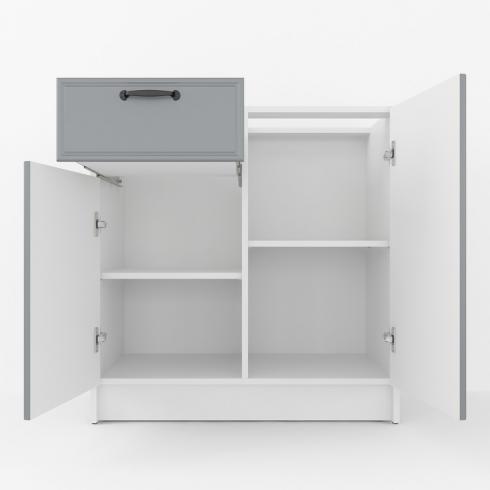 Тумба низ (комбі) 800мм, К-65 (без стільниці) foto 2