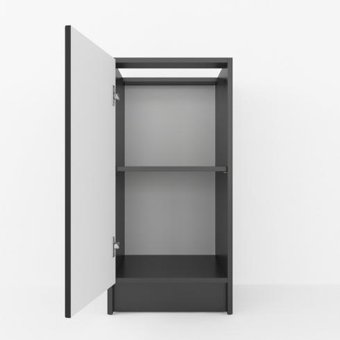 Тумба низ 400мм (без стільниці) К-64 Чорний foto 2