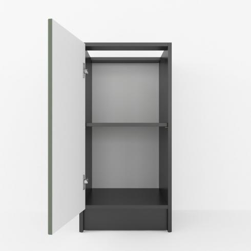 Тумба низ 400мм (без стільниці) К-64 Чорний+Камуфляж foto 2