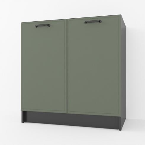 Тумба низ 800мм, К-66 (без стільниці) Чорний+Камуфляж