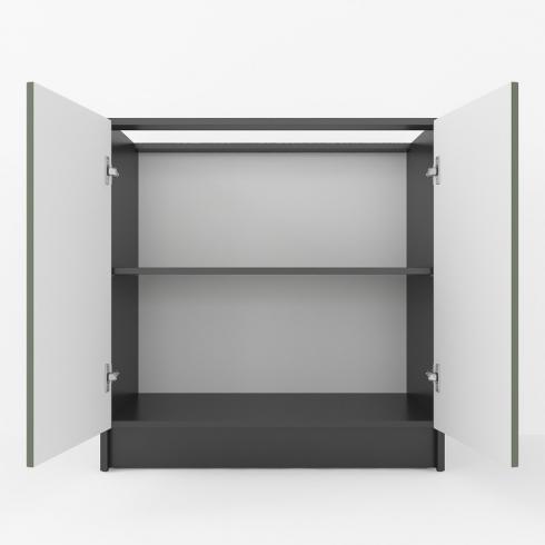 Тумба низ 800мм, К-66 (без стільниці) Чорний+Камуфляж foto 2