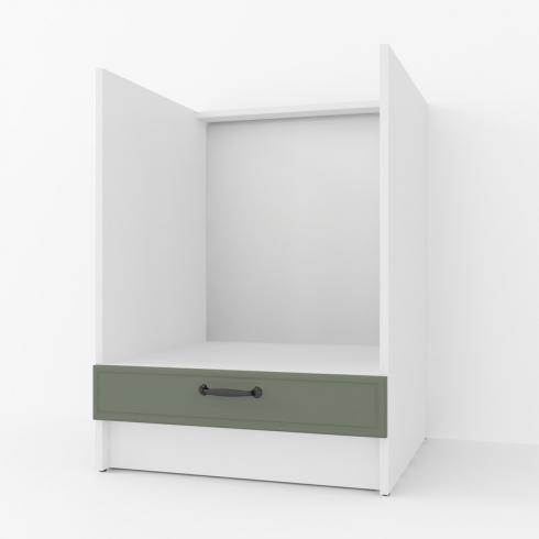 Тумба під духовку 600мм К-56 (без стільниці) Білий+Камуфляж