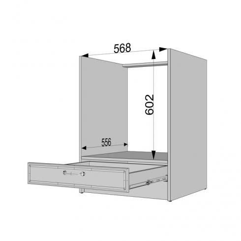 Тумба під духовку 600мм К-56 (без стільниці) Білий+Камуфляж foto 4