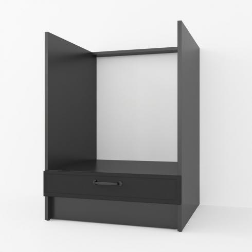 Тумба під духовку 600мм К-56 (без стільниці) Чорний