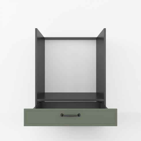 Тумба під духовку 600мм К-56 (без стільниці) Чорний +Камуфляж foto 2