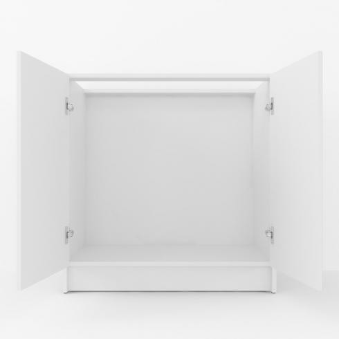 Тумба низ 800мм, мийка (без стільниці) К-55 Білий foto 2