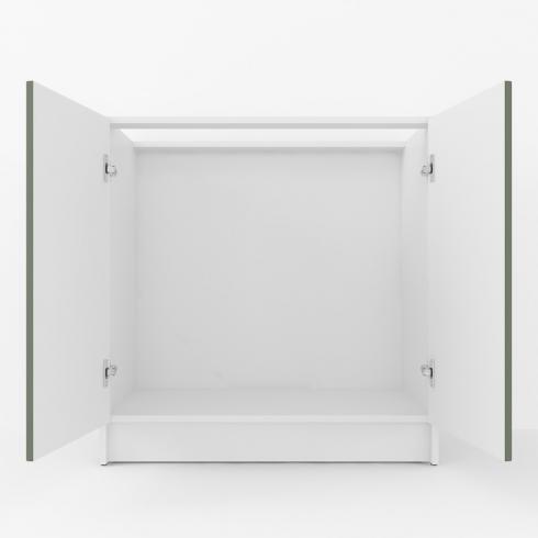 Тумба низ 800мм, мийка (без стільниці) К-55 Білий+Камуфляж foto 2