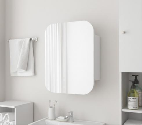 Прямокутне дзеркало з шафкою М-28, 60*50