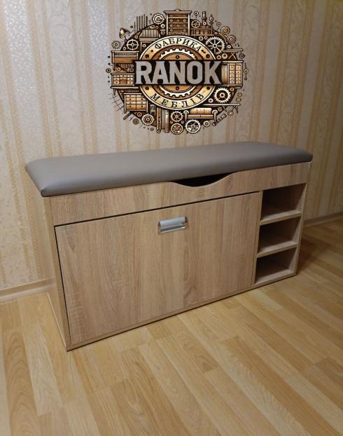 Тумба для взуття з мяким сидінням Х88 Ш800*Г350*В500