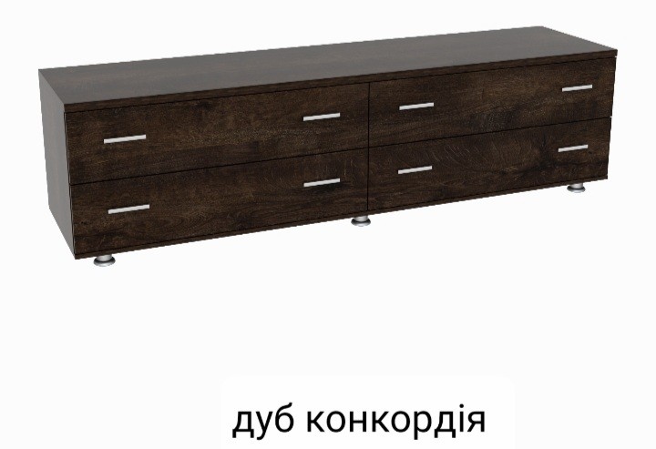 Тумба під телевізор TV1 Дуб Конкордія