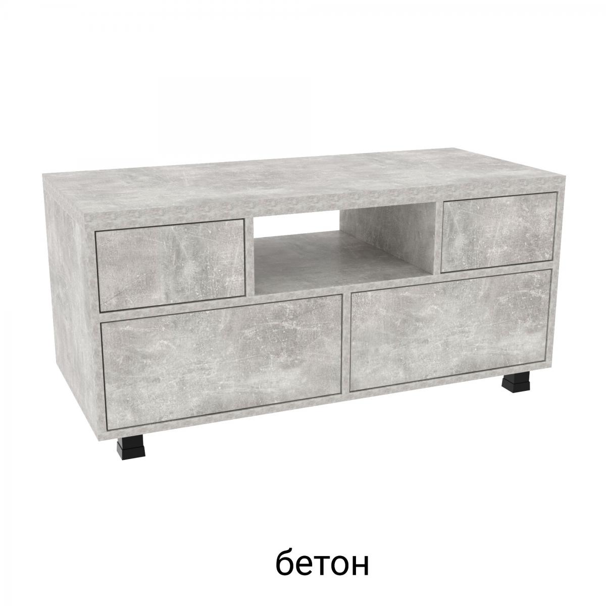 Тумба під телевізор TV2 Бетон