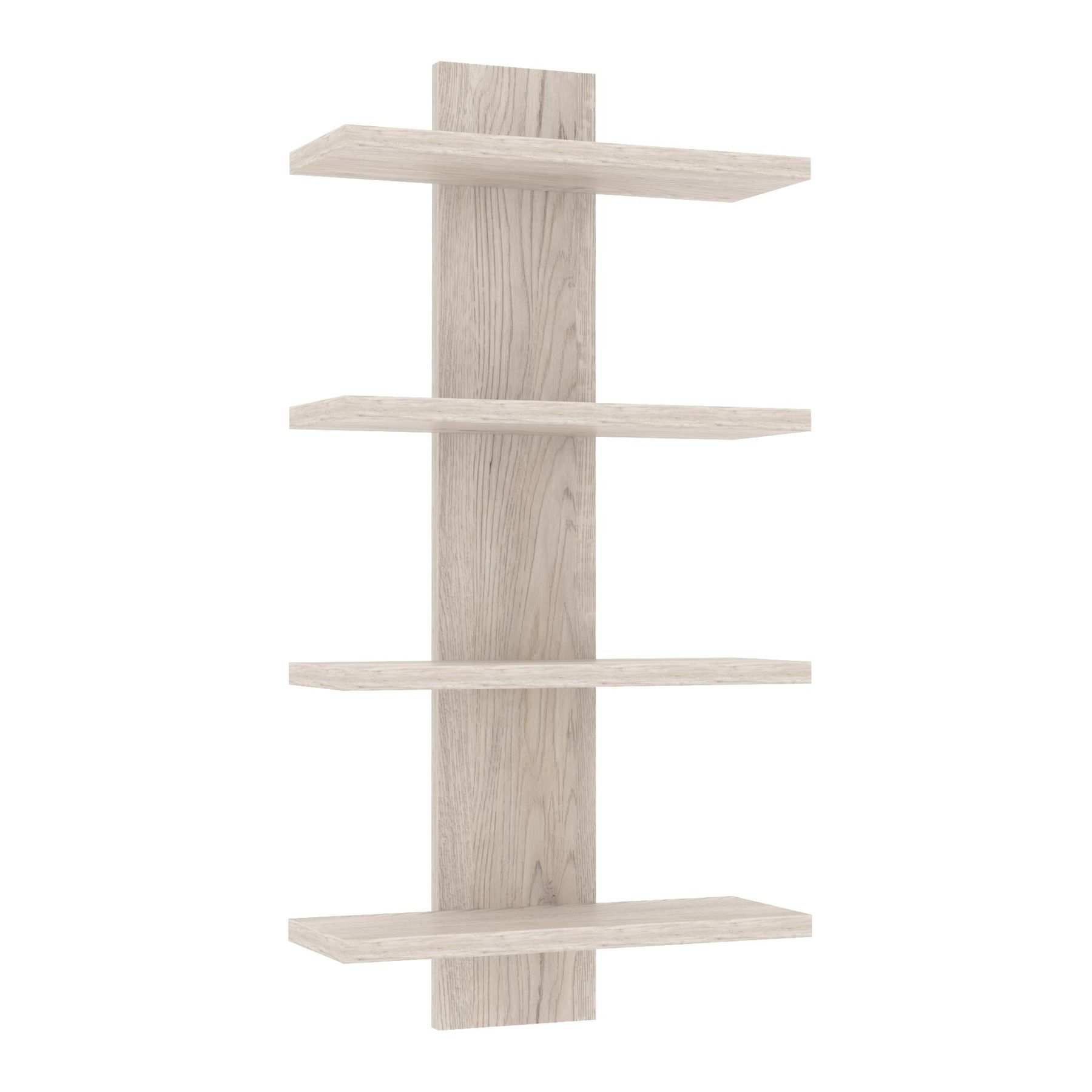 Полиця навісна ПН-5, Самоа Димчастий, 350/140/700