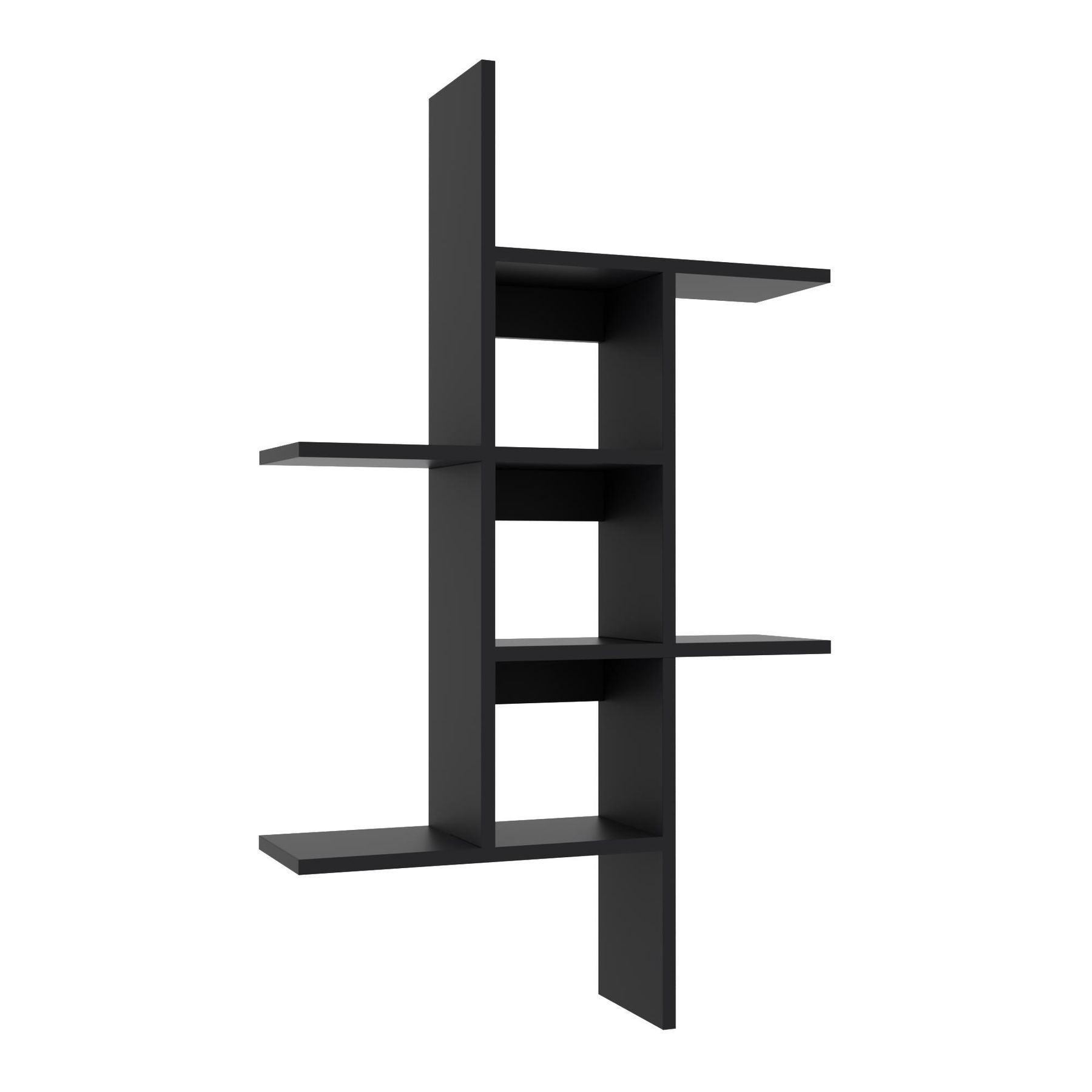 Полиця навісна ПН-7, Антрацит, 630/180/1070