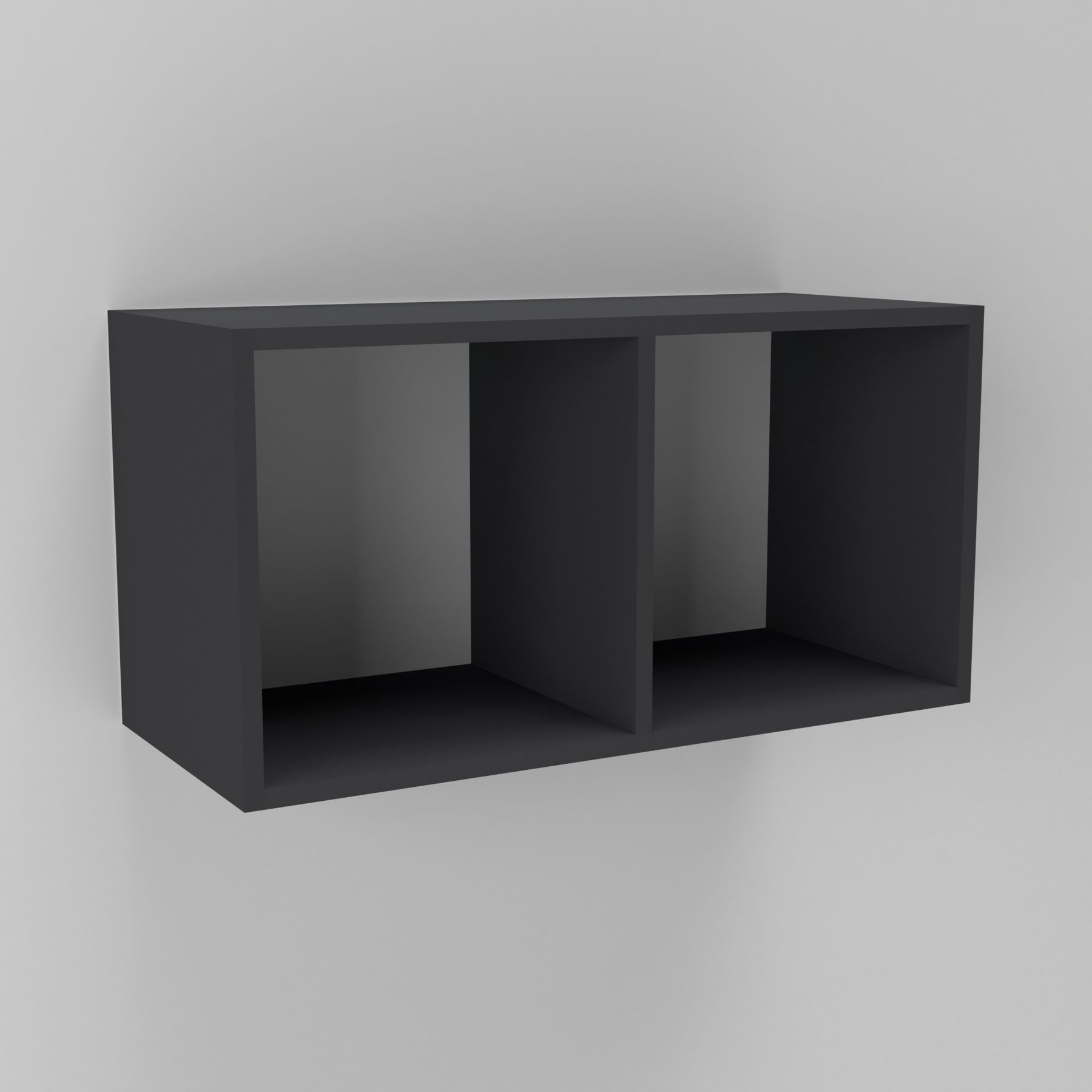 Полиця навісна К-15, Антрацит, 700/300/360