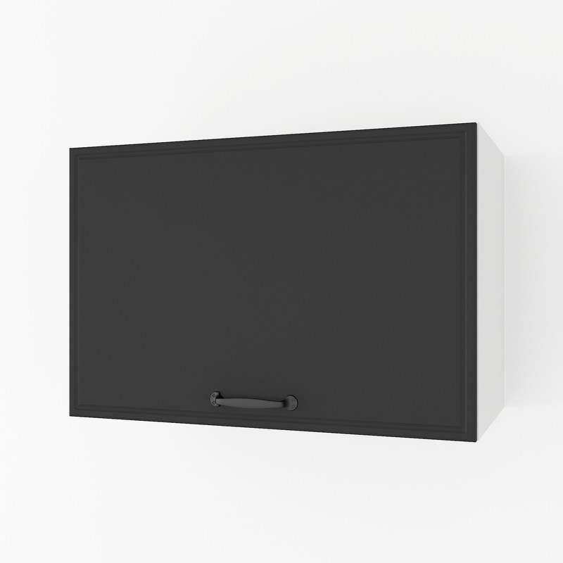 Шафа навісна 600мм, витяжка К-52 Білий+Чорний